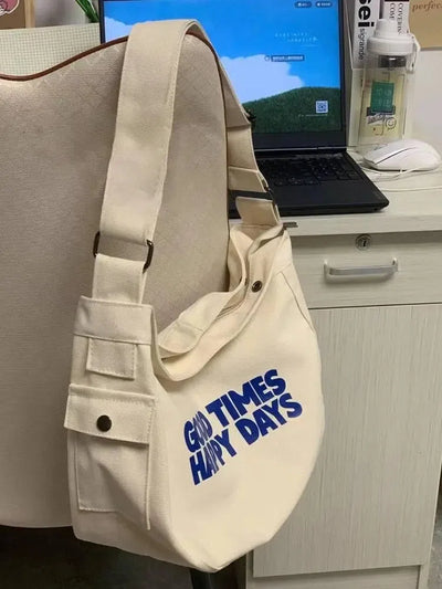 BEIGE SHOULDER TOTE BAG - VERSATILE SHOPPER BAG FOR EVERYDAY