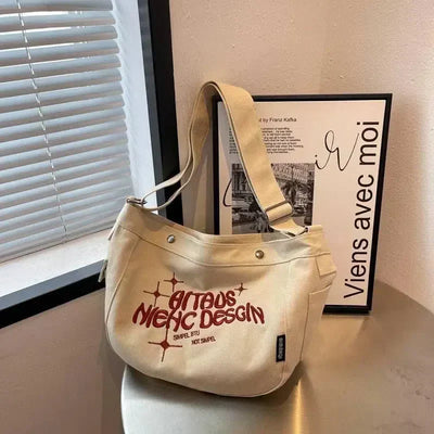 BEIGE SHOULDER TOTE BAG - VERSATILE SHOPPER BAG FOR EVERYDAY