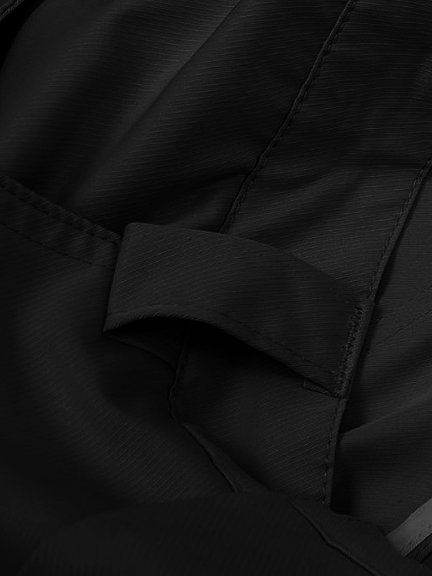 BLACK CARGO PANTS MID WAIST STRAIGHT LEG DESIGN