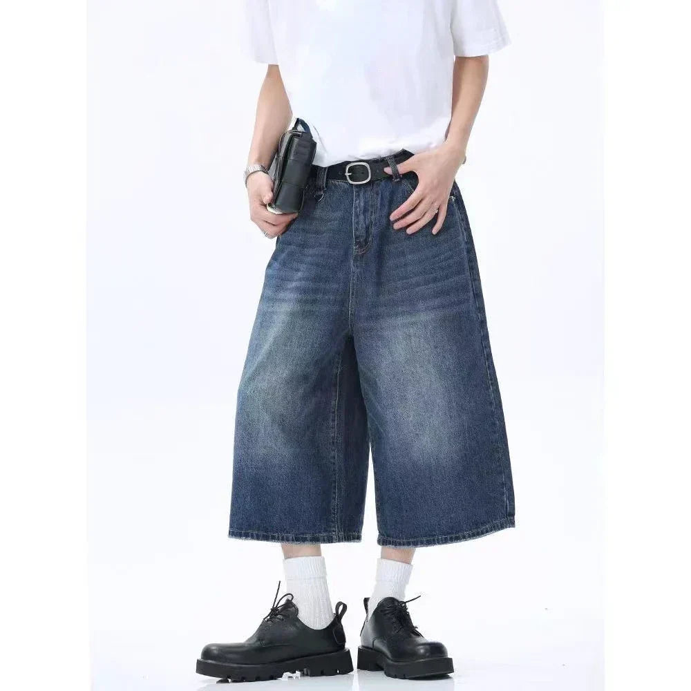 BLACK DENIM CULOTTES FOR SUMMER JEAN STYLE