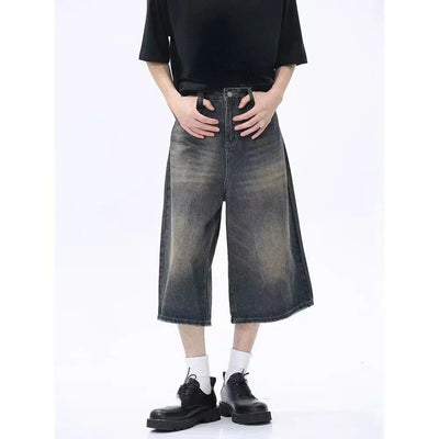 BLACK DENIM CULOTTES FOR SUMMER JEAN STYLE