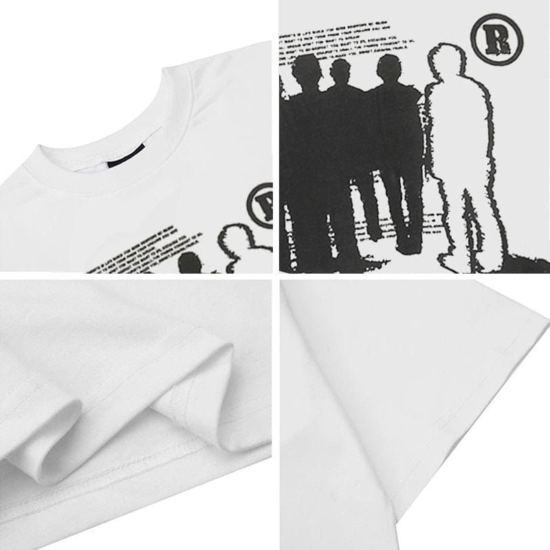 BLACK GRAPHIC T-SHIRT - STREETWEAR ESSENTIAL FOR THE T-SHIRT CROWD