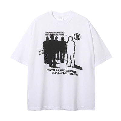 BLACK GRAPHIC T-SHIRT - STREETWEAR ESSENTIAL FOR THE T-SHIRT CROWD