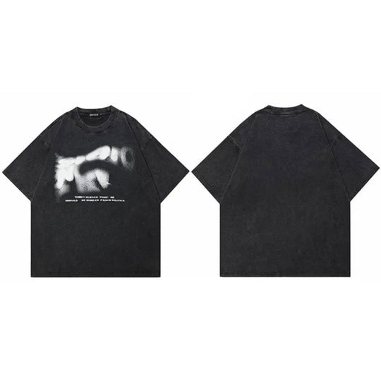 LifeOfStreetwear | Men’s Black Graphic Oversized T-Shirt