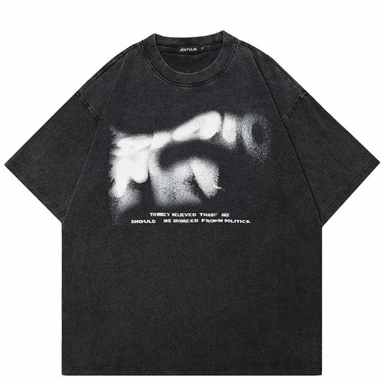 LifeOfStreetwear | Men’s Black Graphic Oversized T-Shirt