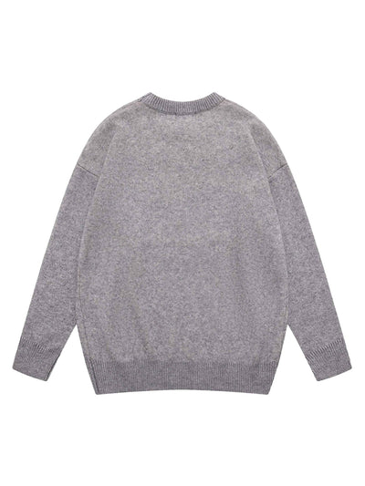 BLACK KNIT SWEATER VINTAGE