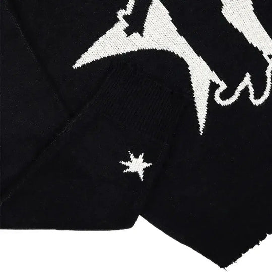LifeOfStreetwear | Men’s Oversized Knit Graphic Sweater