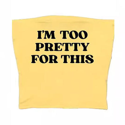 BLACK TOP WITH PINK TEXT FOR CASUAL WEAR