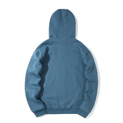 BLACK ZIP-UP HOODIE WITH GOGGLES ON HOOD - HOODIE ZIP WATCHER