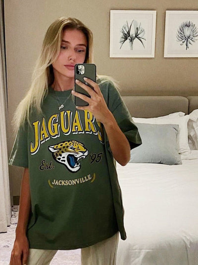 GREEN JACKSONVILLE JAGUARS VINTAGE TEE SHIRT