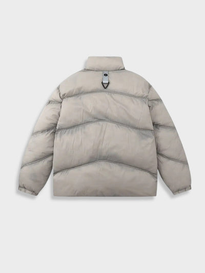 LIGHT GRAY PUFFER JACKET GONTHWID WINTER PARKA