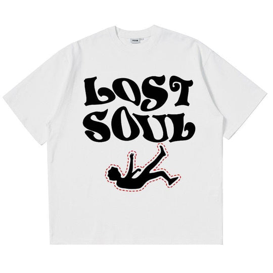 LifeOfStreetwear | Men’s White Oversized Graphic T-Shirt