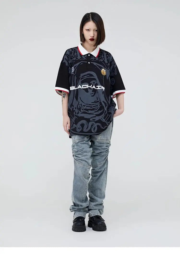 MAROON GRAPHIC PRINT POLO SHIRT | STREETWEAR T-SHIRTS COLLECTION