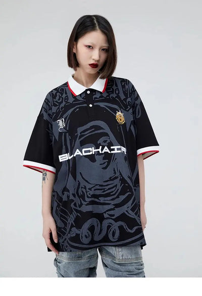 MAROON GRAPHIC PRINT POLO SHIRT | STREETWEAR T-SHIRTS COLLECTION