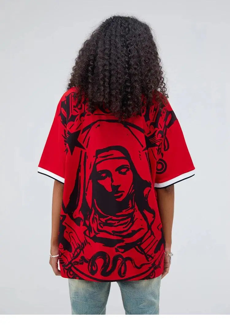 MAROON GRAPHIC PRINT POLO SHIRT | STREETWEAR T-SHIRTS COLLECTION