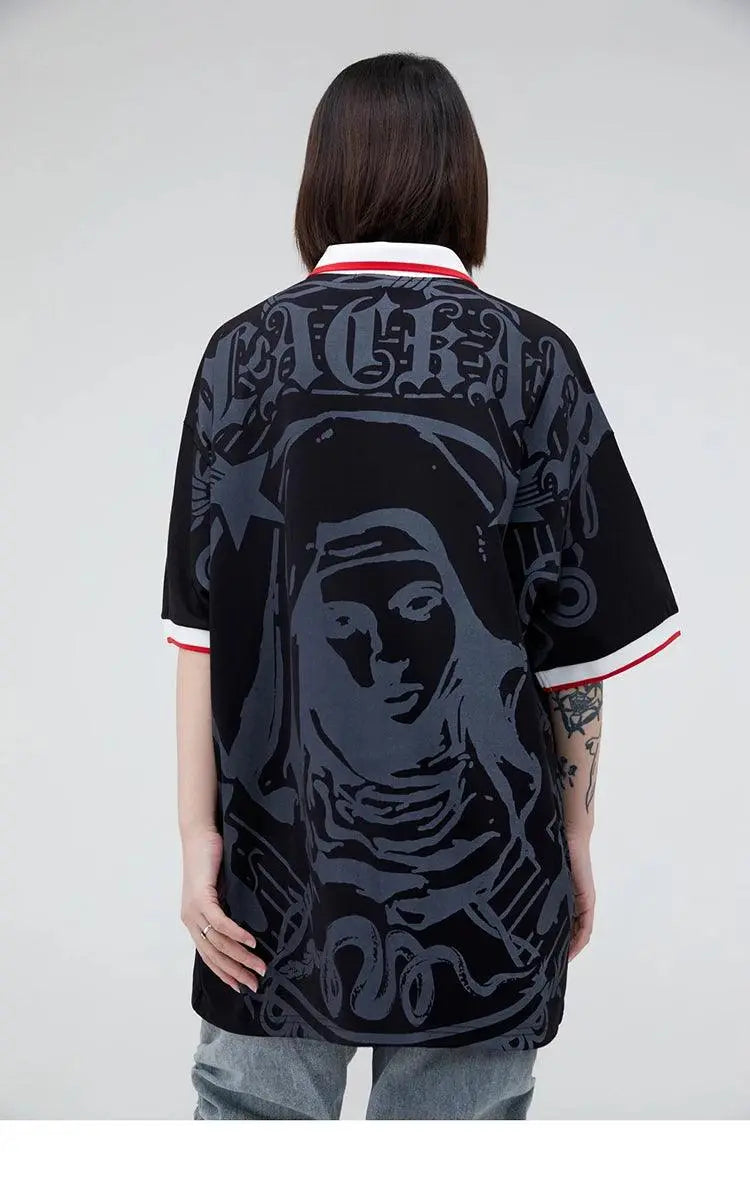 MAROON GRAPHIC PRINT POLO SHIRT | STREETWEAR T-SHIRTS COLLECTION