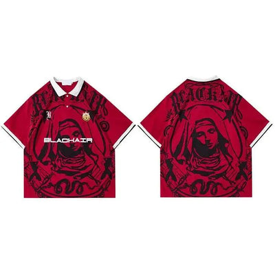 MAROON GRAPHIC PRINT POLO SHIRT | STREETWEAR T-SHIRTS COLLECTION