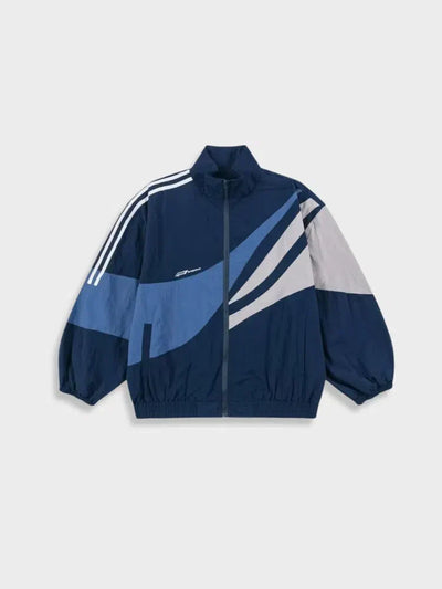 NAVY RED WHITE TRACK JACKET UNISEX OVERSIZED VINTAGE