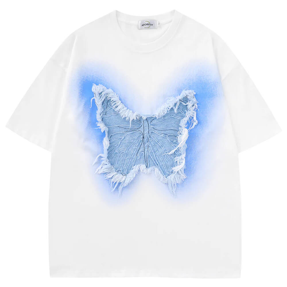 Neon Butterfly Oversized T-Shirt