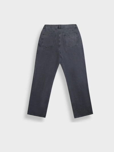 PATCHWORK JEANS GRAY AND BLACK CASUAL DENIM WEAR FOR EVERYDAY