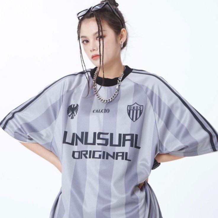 PINK STRIPED SOCCER JERSEY WITH UNIQUE DESIGN FOR PREMIUM STREETWEAR