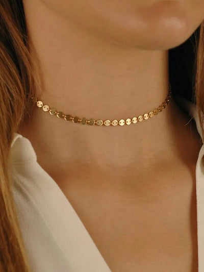 SILVER BEADED NECKLACE FOR VERSATILE OUTFIT STYLING