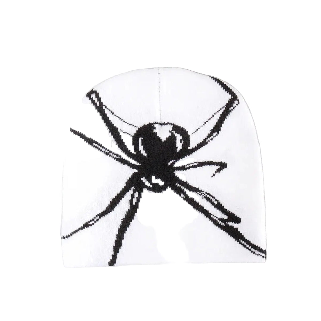 LifeOfStreetwear | Black Y2K Spider Web Beanie