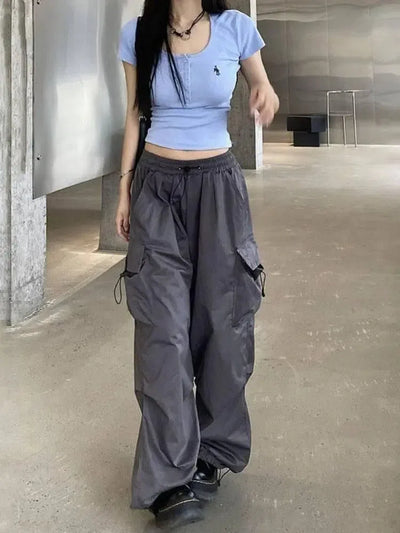 STREETWEAR CARGO PANTS FOR WOMEN - STREETWEAR TECHWEAR CARGO