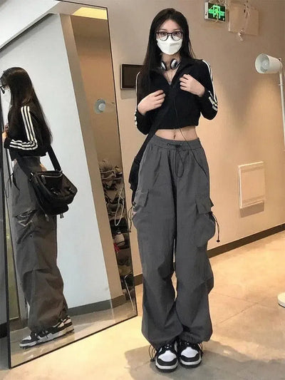 STREETWEAR CARGO PANTS FOR WOMEN - STREETWEAR TECHWEAR CARGO