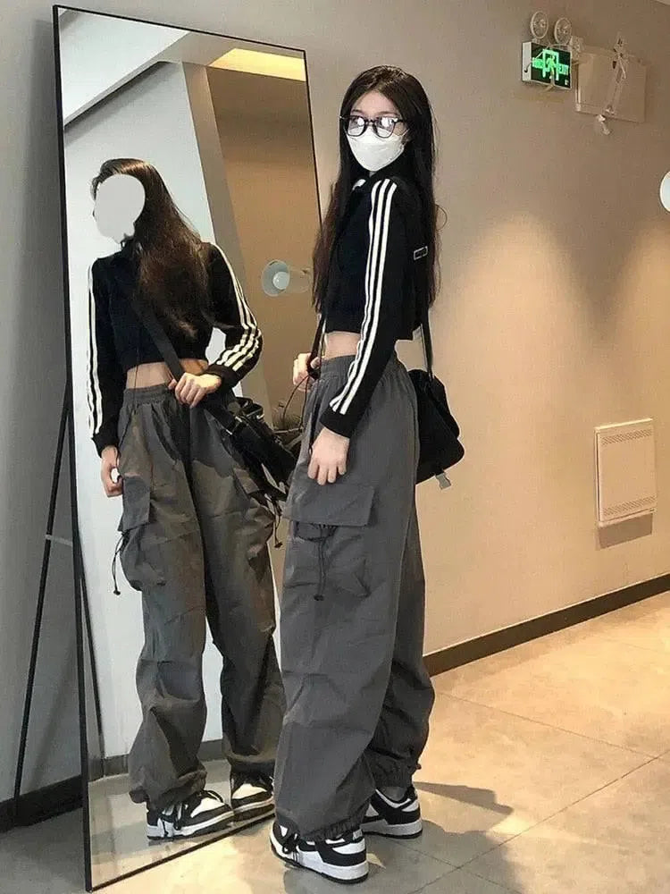 STREETWEAR CARGO PANTS FOR WOMEN - STREETWEAR TECHWEAR CARGO