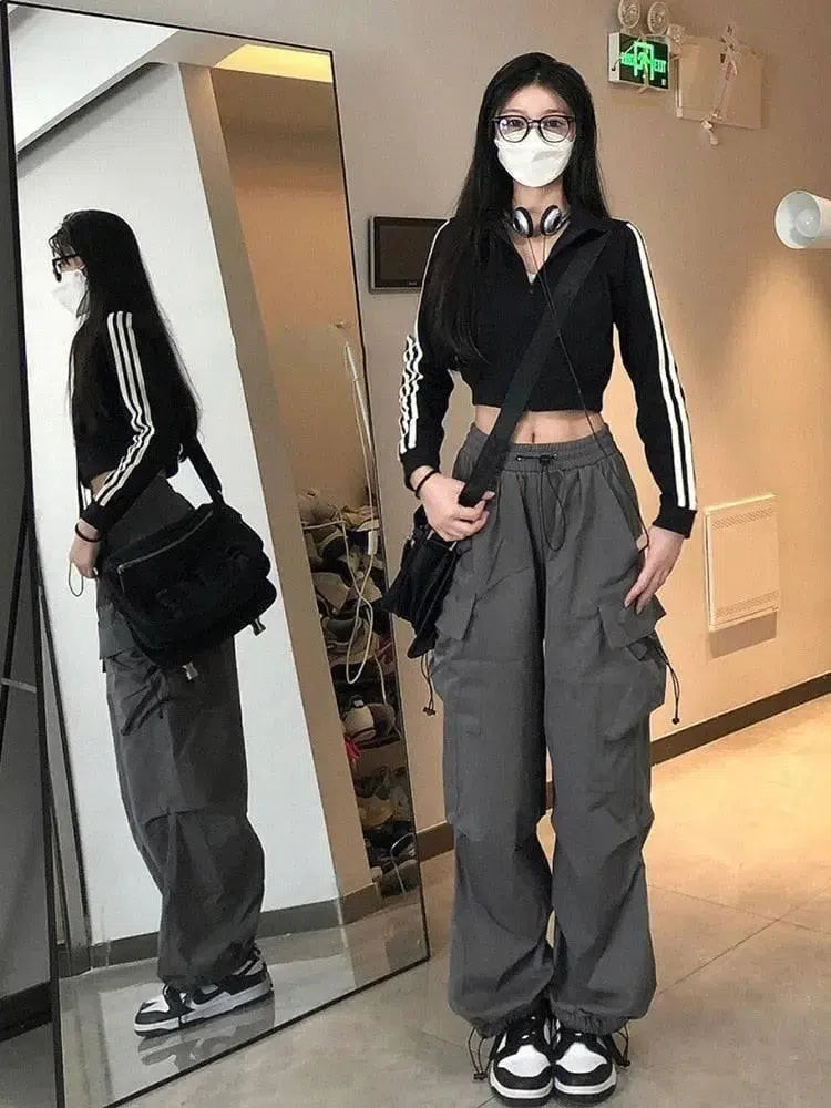 STREETWEAR CARGO PANTS FOR WOMEN - STREETWEAR TECHWEAR CARGO