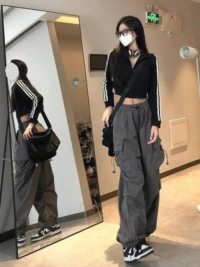 STREETWEAR CARGO PANTS FOR WOMEN - STREETWEAR TECHWEAR CARGO