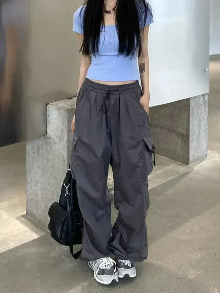 STREETWEAR CARGO PANTS FOR WOMEN - STREETWEAR TECHWEAR CARGO