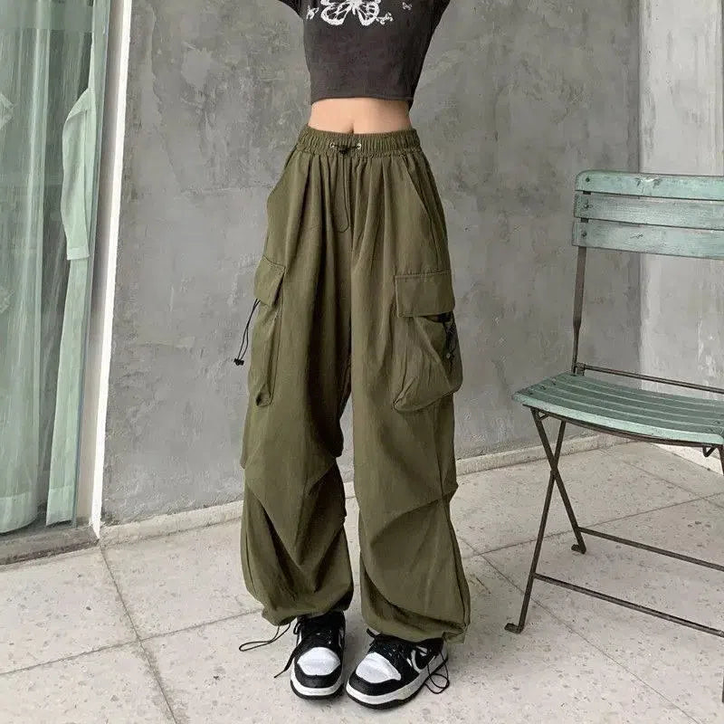STREETWEAR CARGO PANTS FOR WOMEN - STREETWEAR TECHWEAR CARGO