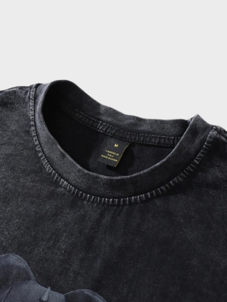 LifeOfStreetwear | Men’s Black Y2K Oversized T-Shirt