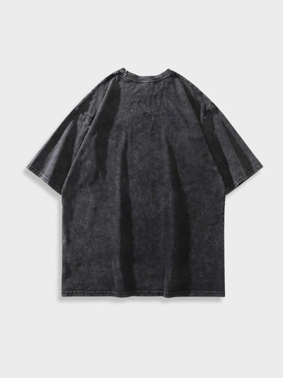 TEE SHIRT TEDDY BEAR GRAPHIC BLACK SHIRT ANTI