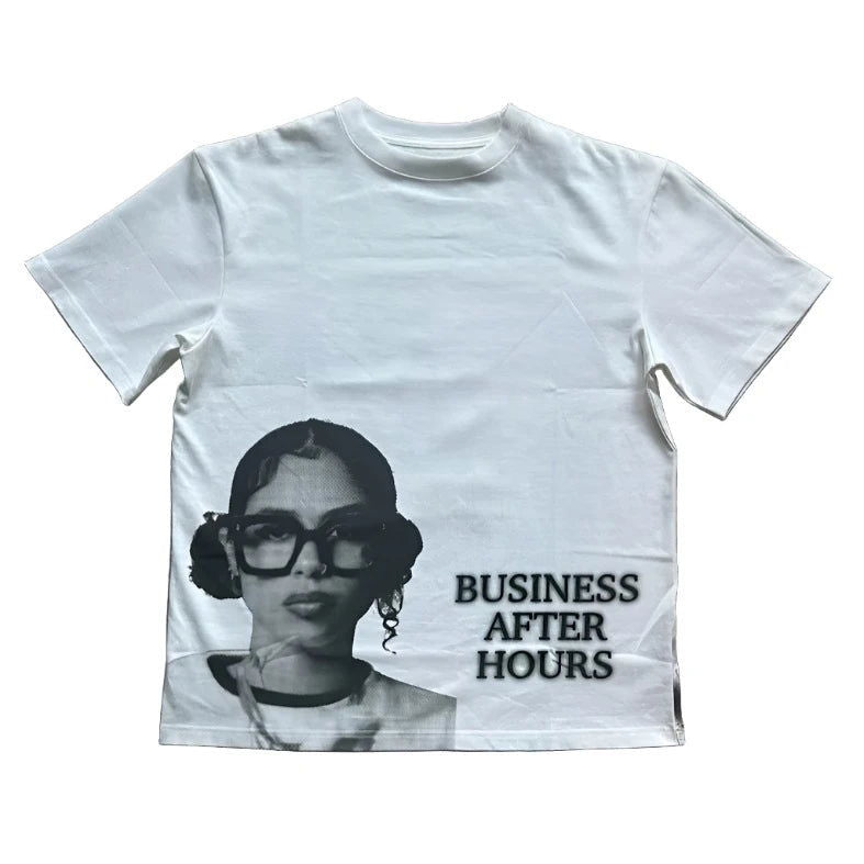 UNISEX COTTON TEE SHIRT WITH WOMAN'S IMAGE AND TIMELESS QUOTE