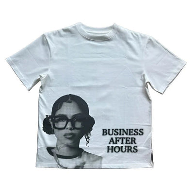 UNISEX COTTON TEE SHIRT WITH WOMAN'S IMAGE AND TIMELESS QUOTE