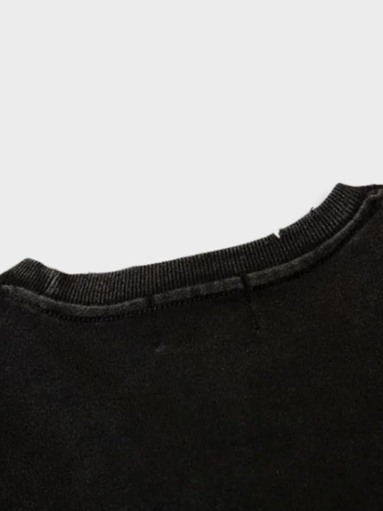 LifeOfStreetwear | Men’s Black Graphic Long Sleeve Shirt