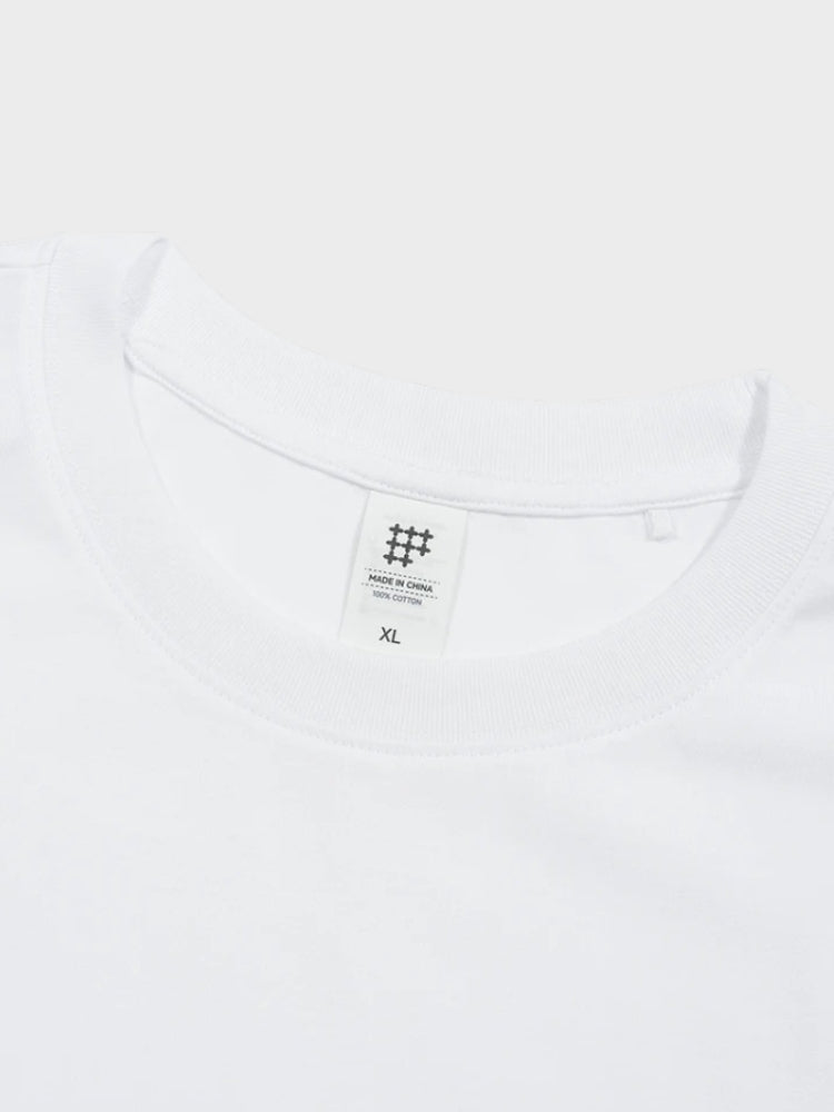 WHITE TEE SHIRT MANHATTAN 1977 DESIGN FOR NEW YORK CITY ENTHUSIASTS