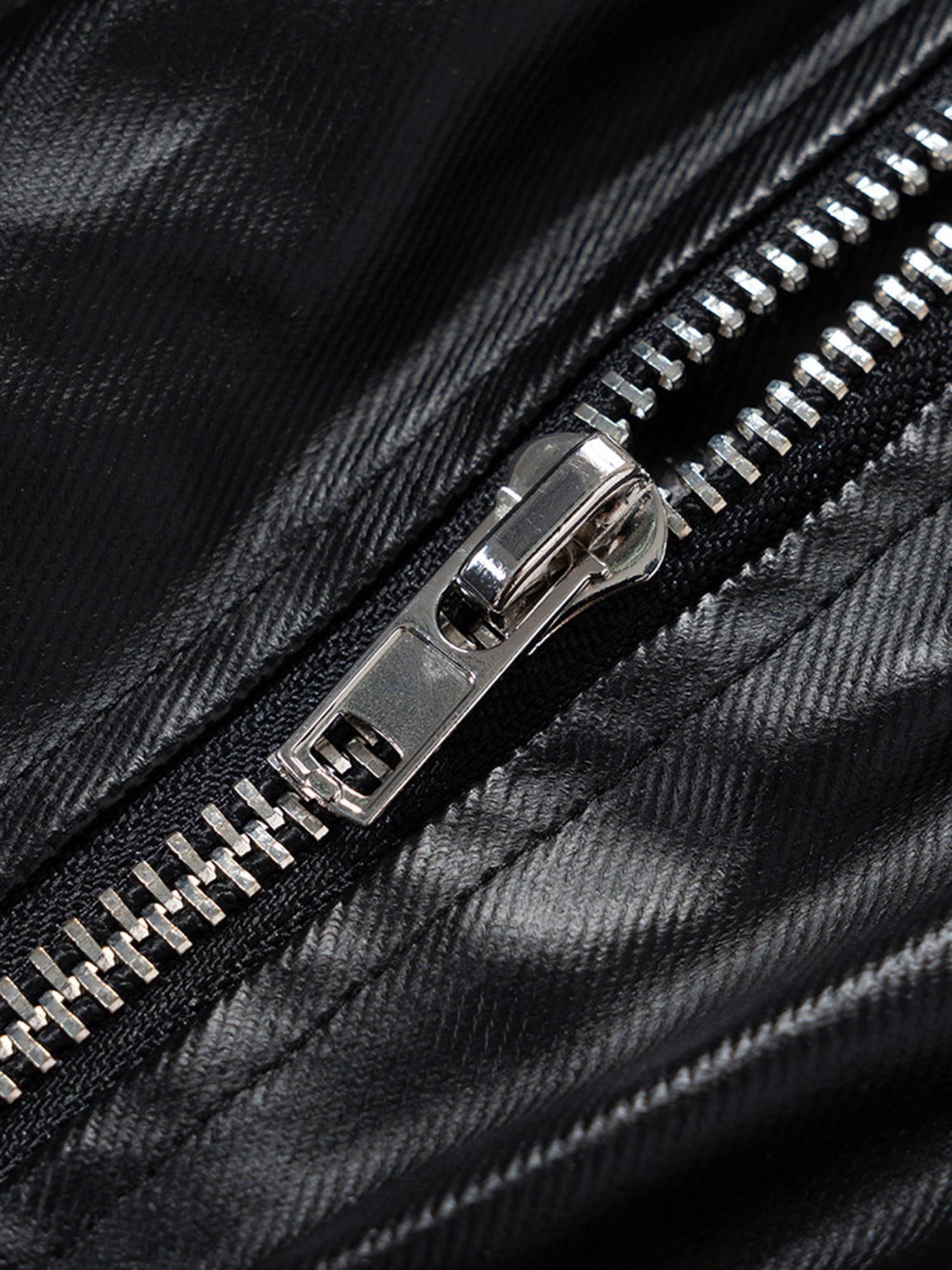 WIDE-LEGGED CARGO PANTS MATTE COATED OVERALLS