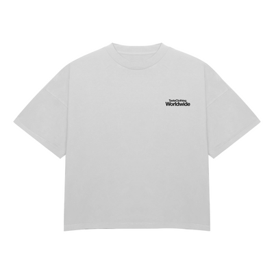 WORLDWIDE OVERSIZED T-SHIRT FOR MEN WITH HEADPHONES DESIGN